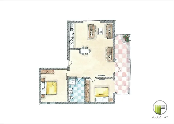 Apartw3 - Kostenlos Parken Hotel